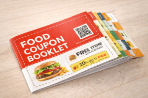 Food coupon booklet